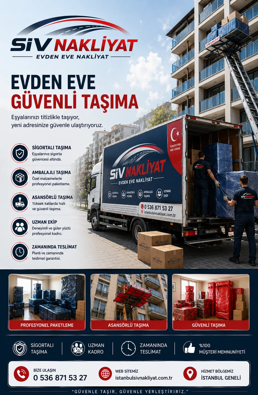 İstanbul Evden Eve Nakliyat - Siv Nakliyat