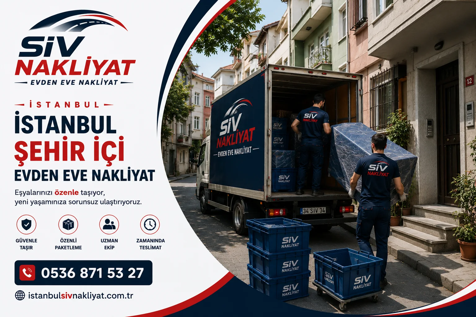 İstanbul Evden Eve Nakliyat - Siv Nakliyat